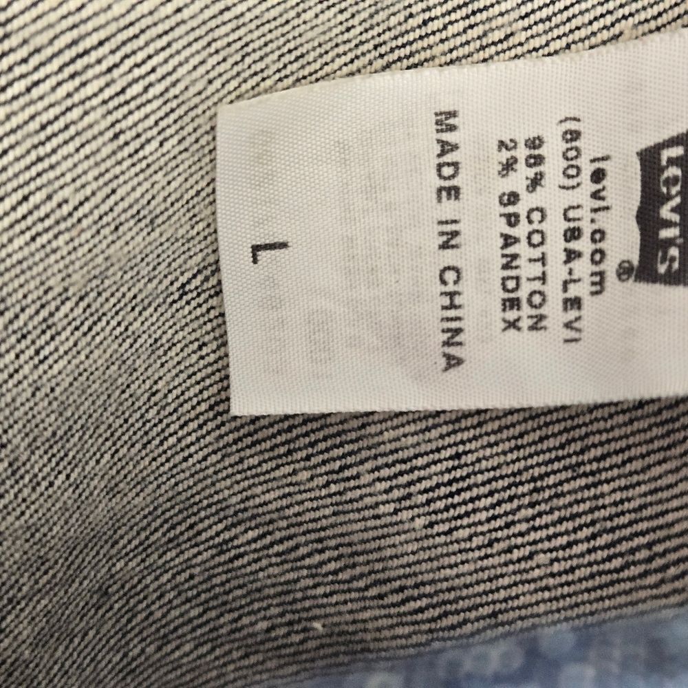 Levi's Dark Denim Blazer Jacket - Picture 7 of 7